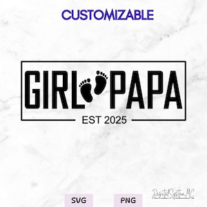 女の子のパパ SVG、パパの女の子 PNG、父の日 SVG、パパと娘 SVG、女の子の赤ちゃん SVG、パパの小さな女の子 SVG、おじいちゃんの女の子のシャツ SVG