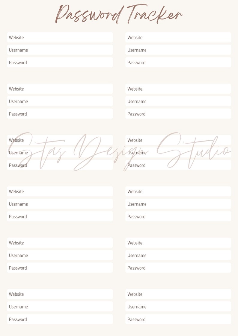 2023 Digital Planner Canva Template Printable Ipad Planner Etsy