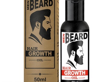 Natural Beard Hair Growth Oil - 50mL