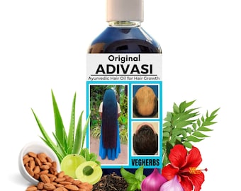 100% Organic Adivasi Herbal Hair Growth Oil - 100ml