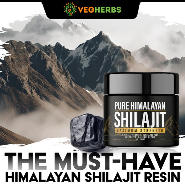 Resina suave Shilajit del Himalaya de grado puro 100% AA+ - 20 g
