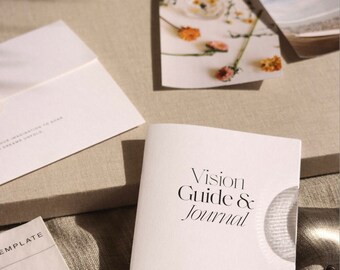 Vision Board Kit With Linen Pinboard Bulletin Board