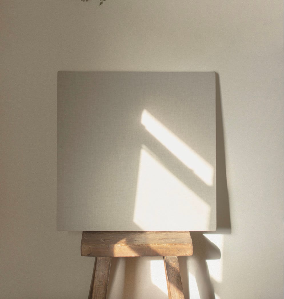 24x 24 Modern Linen Designer Pinboard Neutral Bulletin Board Mood Board