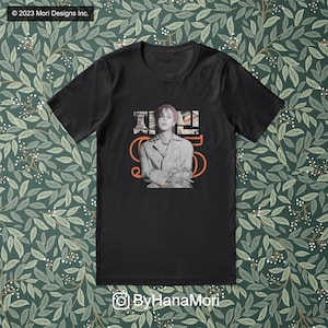 BTS Jimin T-Shirt Cotton Short Sleeve Park Jimin 95