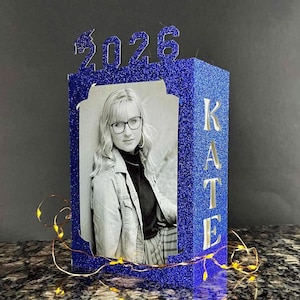 Personalized Graduation Photo Centerpiece, Graduation Photo Display, Graduation Centerpieces, Graduation Decorations, High School Graduation