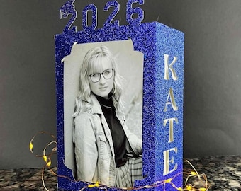 Personalized Graduation Photo Centerpiece, Graduation Photo Display, Graduation Centerpieces, Graduation Decorations, High School Graduation