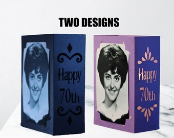 Personalized Photo Centerpiece, Anniversary Centerpieces, Birthday Centerpieces, 90th Birthday
