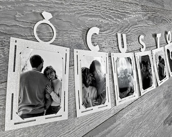 Custom Photo Banner, 31 Colors, Bridal Shower Decorations, Engagement Party Decor, Engagement Decorations, Bridal Shower Banner