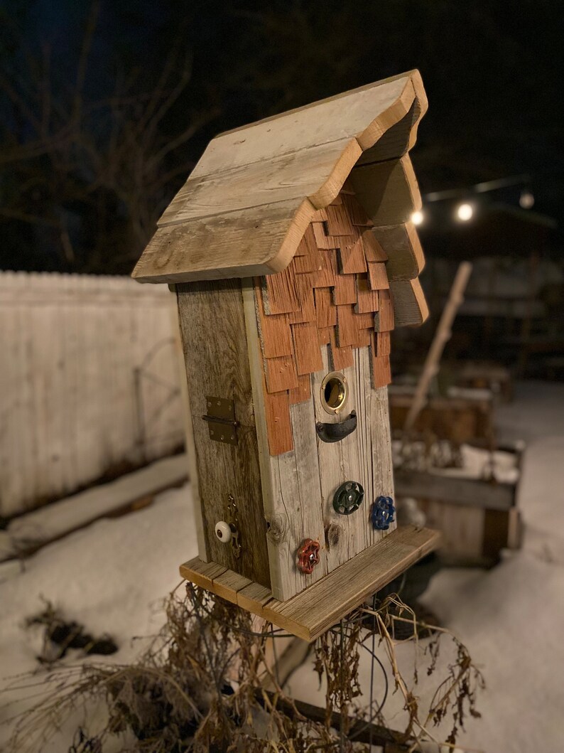 Handmade Rustic Reclaimed Vintage Birdhouse - Etsy