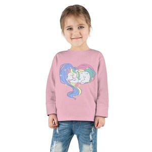 Baby Unicorn Toddler Long Sleeve Tee, Unicorn Gifts, Unicorn Birthday Shirts, Unicorn Shirt, Trendy Clothing, Graphic Tees, Cute Unicorns
