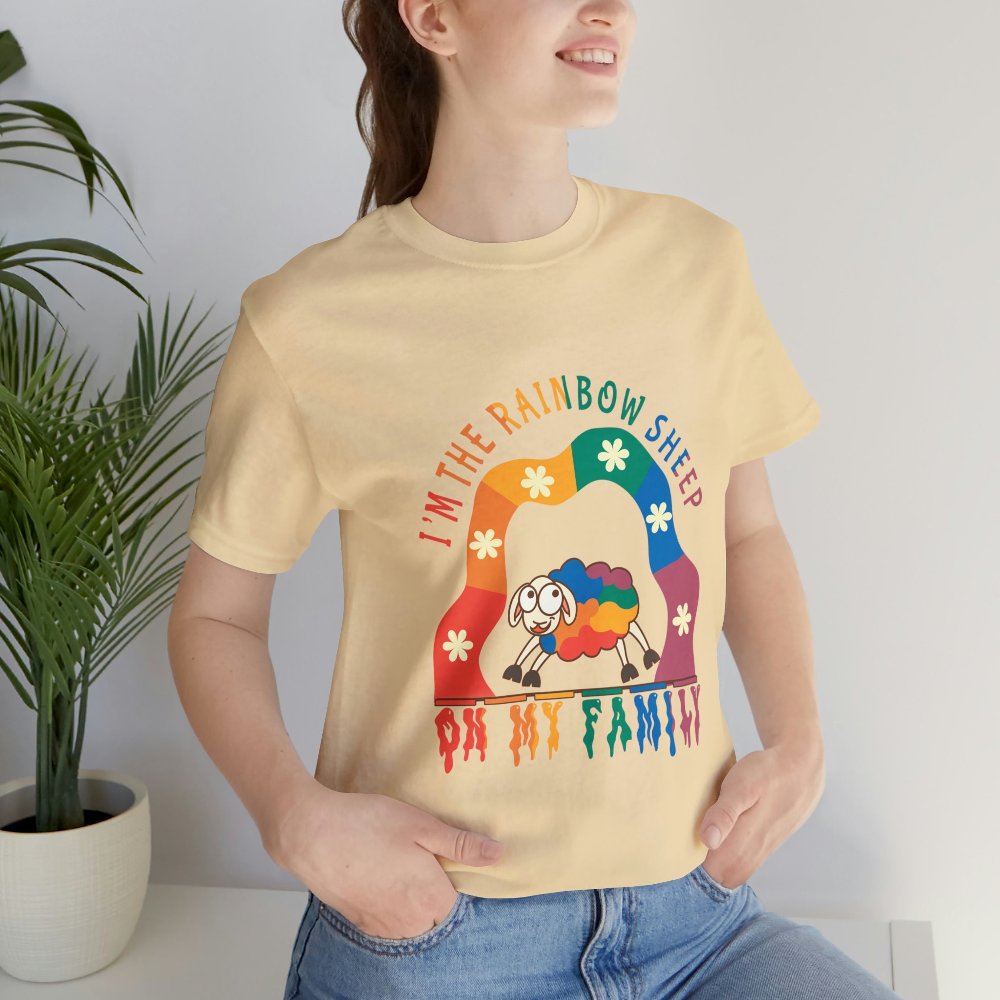 rainbow t shirt women's