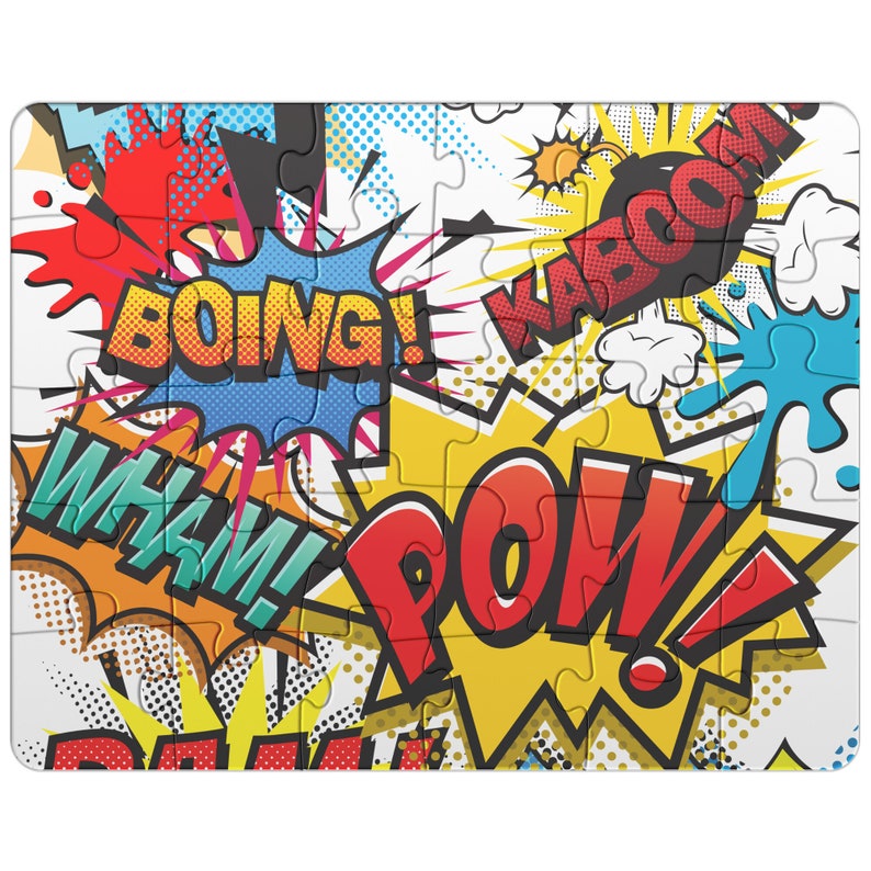 Pop Art Jigsaw Puzzle Pop Art Lips Jigsaw Puzzle Etsy