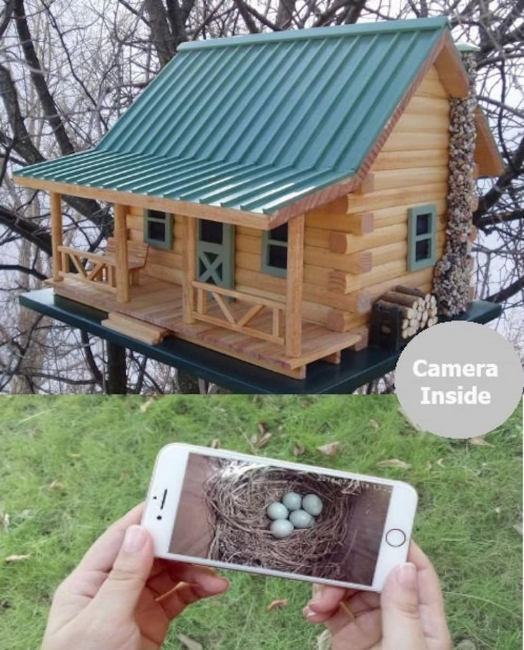 Birdhouse With Camera Inside, Birdhouse Watch Nest Inside With Camera
