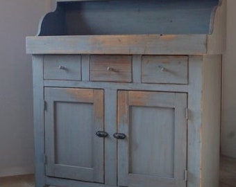 Primitive Dry sink Cupboard Large