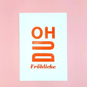 Letterpress-Karte für den guten Zweck