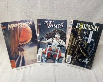 DC Vertigo Comic Bundle from the 90’s - Moonshadow, Vamps, The Extremist