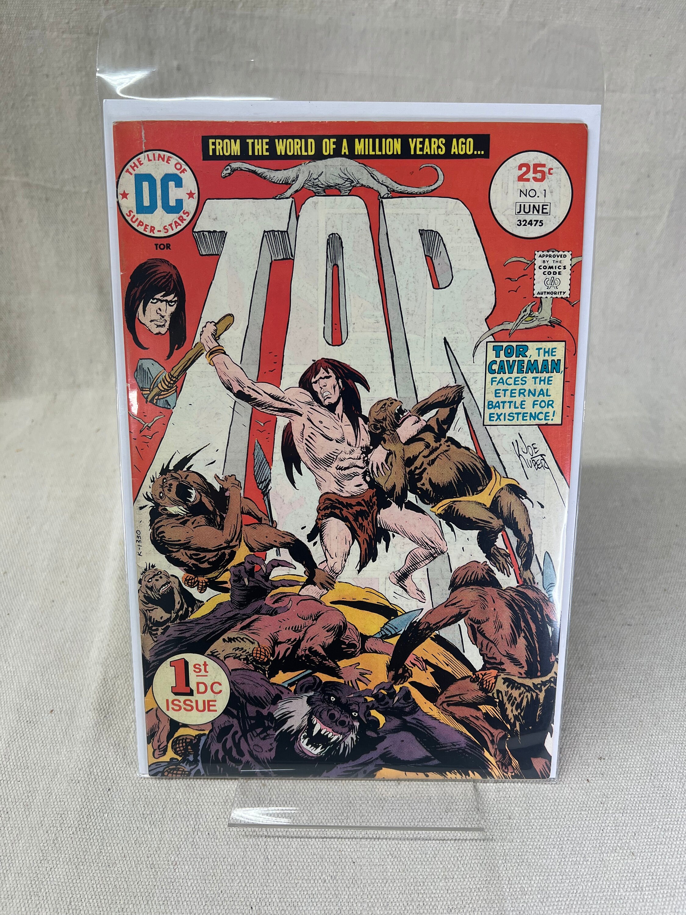 Tor the Caveman - DC Comics - 1st DC Issue Vol. 1 No. 1 - 1975 - Etsy
