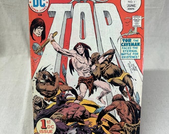 Tor The Caveman - DC Comics - 1st DC Issue Vol. 1 No. 1 - 1975
