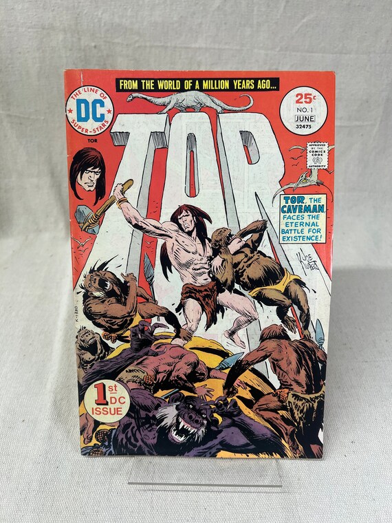 洋書 TOM THE COMICS VOLUME 1 Tor the Caveman - DC Comics - 1st DC Issue Vol. 1 No. 1 - 1975 - Etsy