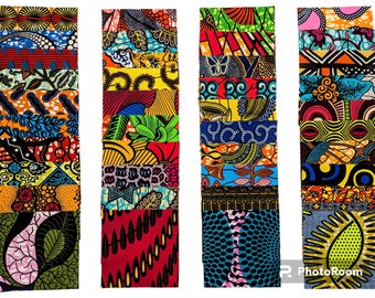 50  5" Fabric SQUARES African No Duplicates Ethnic Ankara Quilting Patchwork