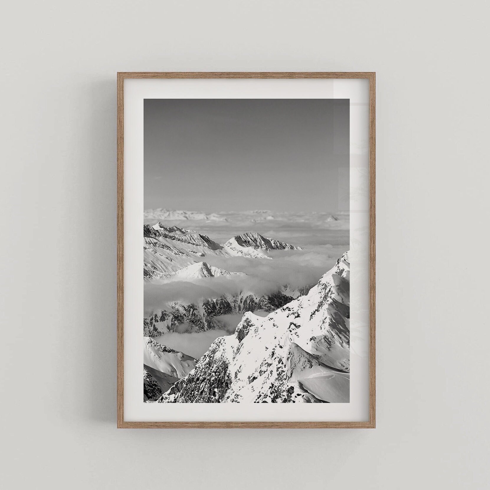 Mountain Clouds Sky Beautiful Landscape Minimalist Wall Art Poster Lifestyle Home Decor - Fine Art Photography Print - DIGITAL DOWNLOAD