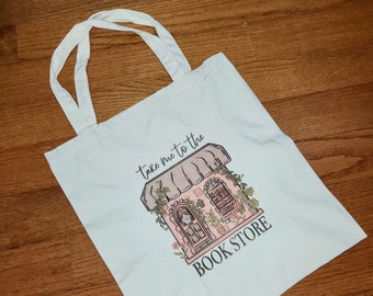 Book Lover Tote Bag