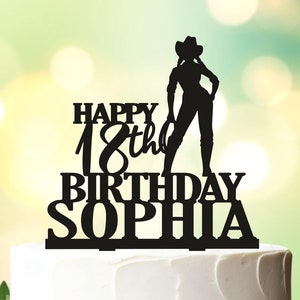 Cowgirl birthday Cake Topper, girl and horse cake topper, cowgirl cake decorations, Girl horse riding topper, Western Birthday Cake Topper