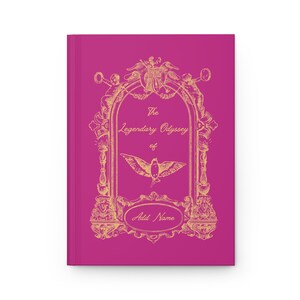 Personalized Journal Vintage Style Hardcover zdjęcie 8