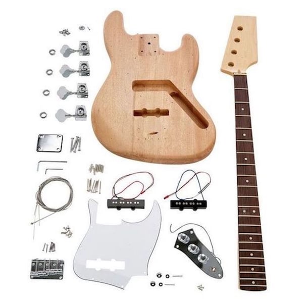 Diy Bass Guitar Kit Etsy
