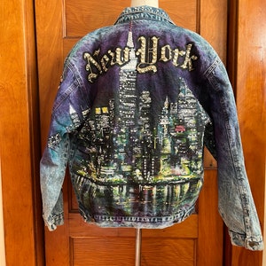 80er Jahre Tony Alamo New York Jeansjacke
