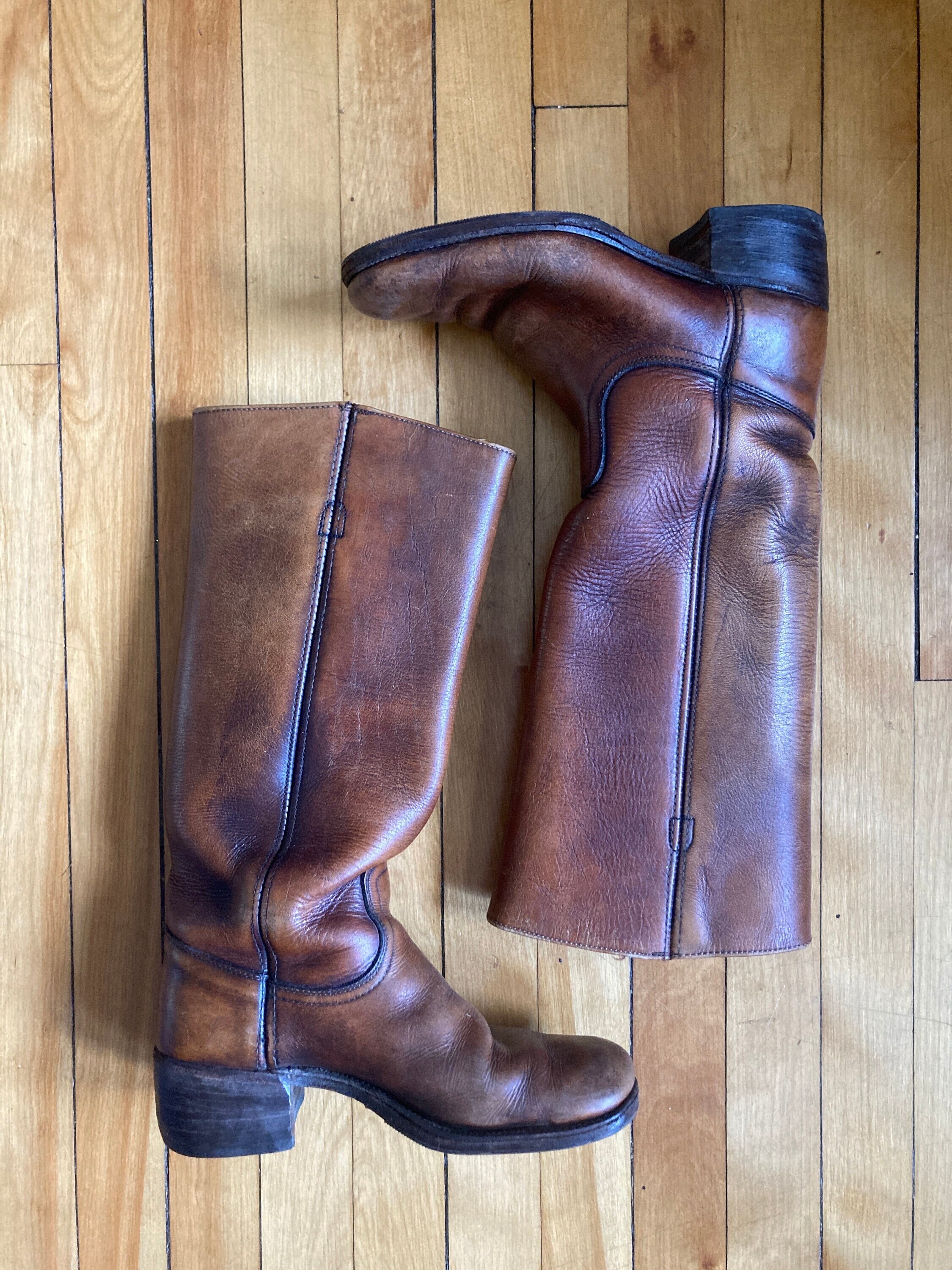 Frye skull cheap boots