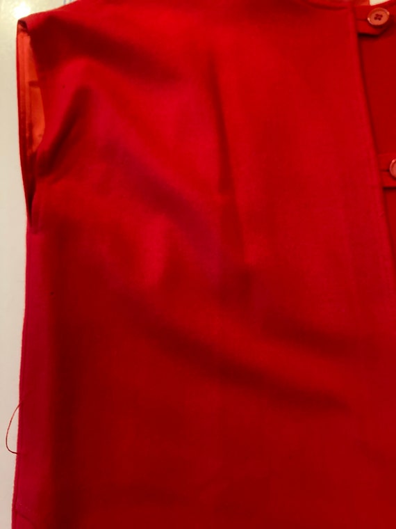 70s Rare Red Pendleton Tunic - image 9