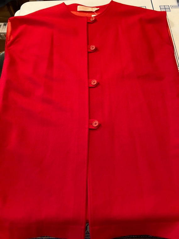 70s Rare Red Pendleton Tunic - image 10