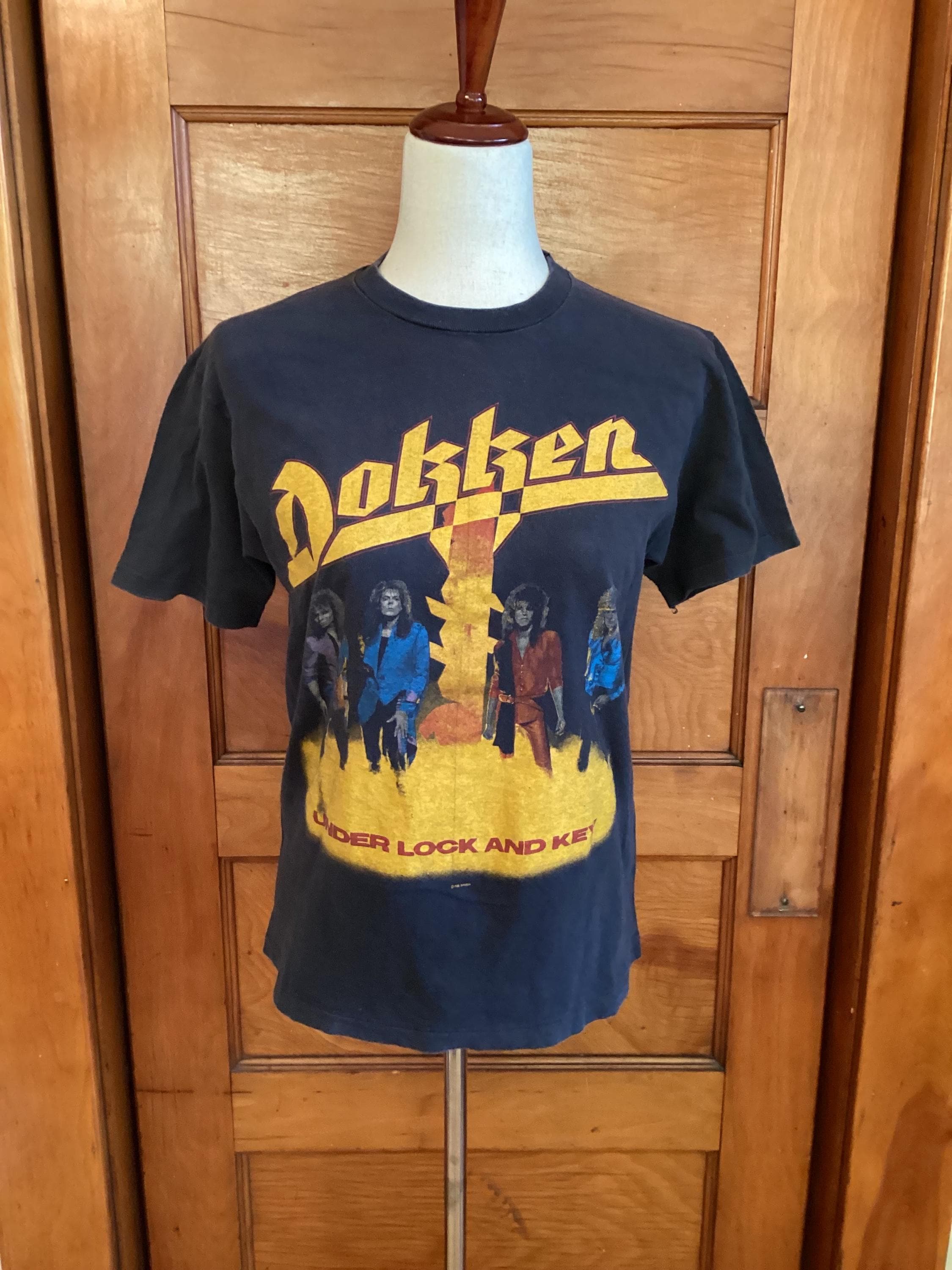 Dokken ワールドツアーTシャツ 1995 ビンテージ L K-53 当時物 DOKKEN