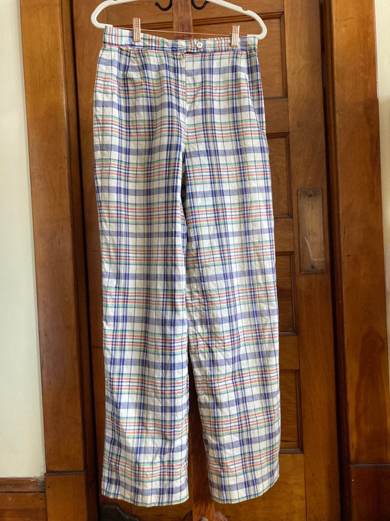 1970s Gordon of Philadelphia Madras Pants