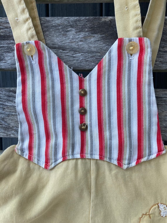 50s Striped Baby Romper - image 3