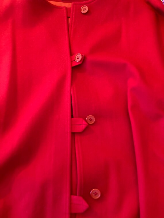 70s Rare Red Pendleton Tunic - image 6