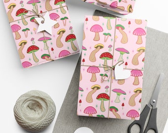 Mushroom Holiday Wrapping Paper