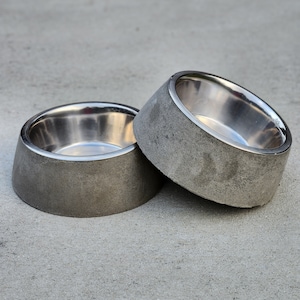 No-Flip Concrete Dog/Cat Pet Bowl image 3