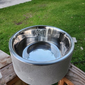 No-Flip Concrete Dog/Cat Pet Bowl image 8