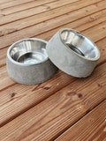 No-Flip Concrete Dog/Cat Pet Bowl