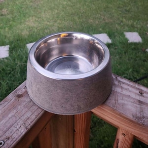 No-Flip Concrete Dog/Cat Pet Bowl image 9