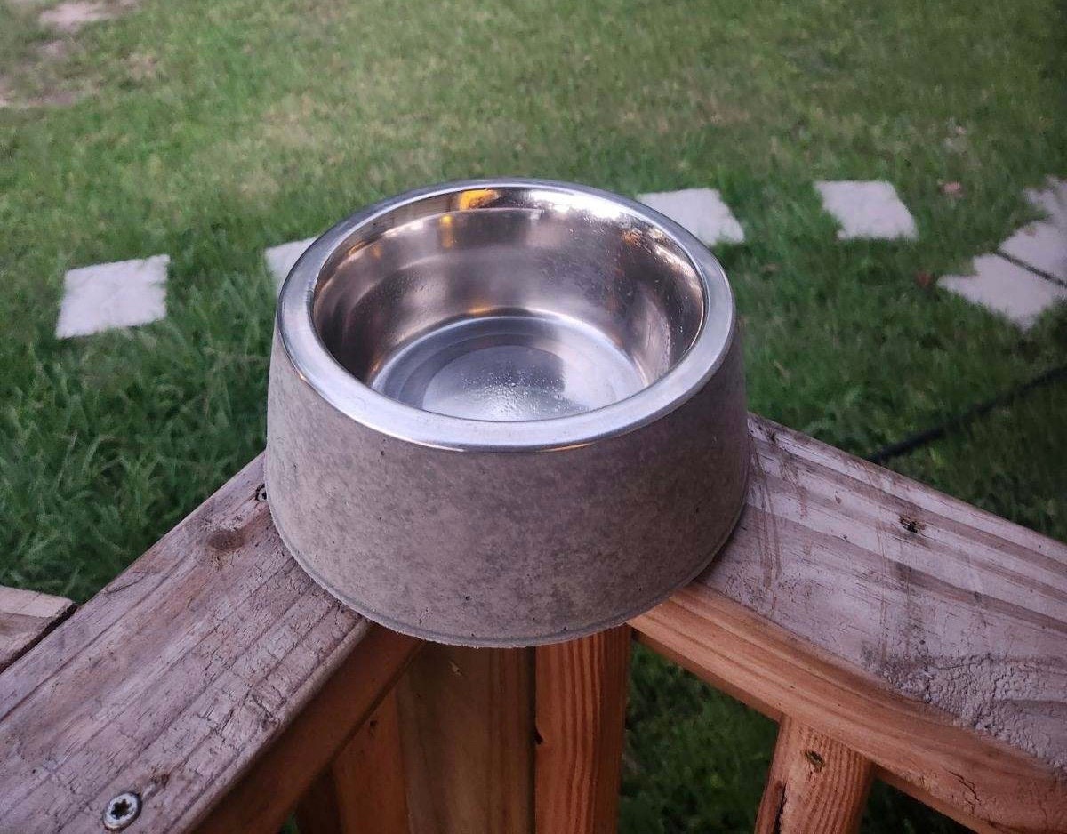 A Water Bowl Stand for the Pooch, Part II: Concrete. - Flipping the Flip