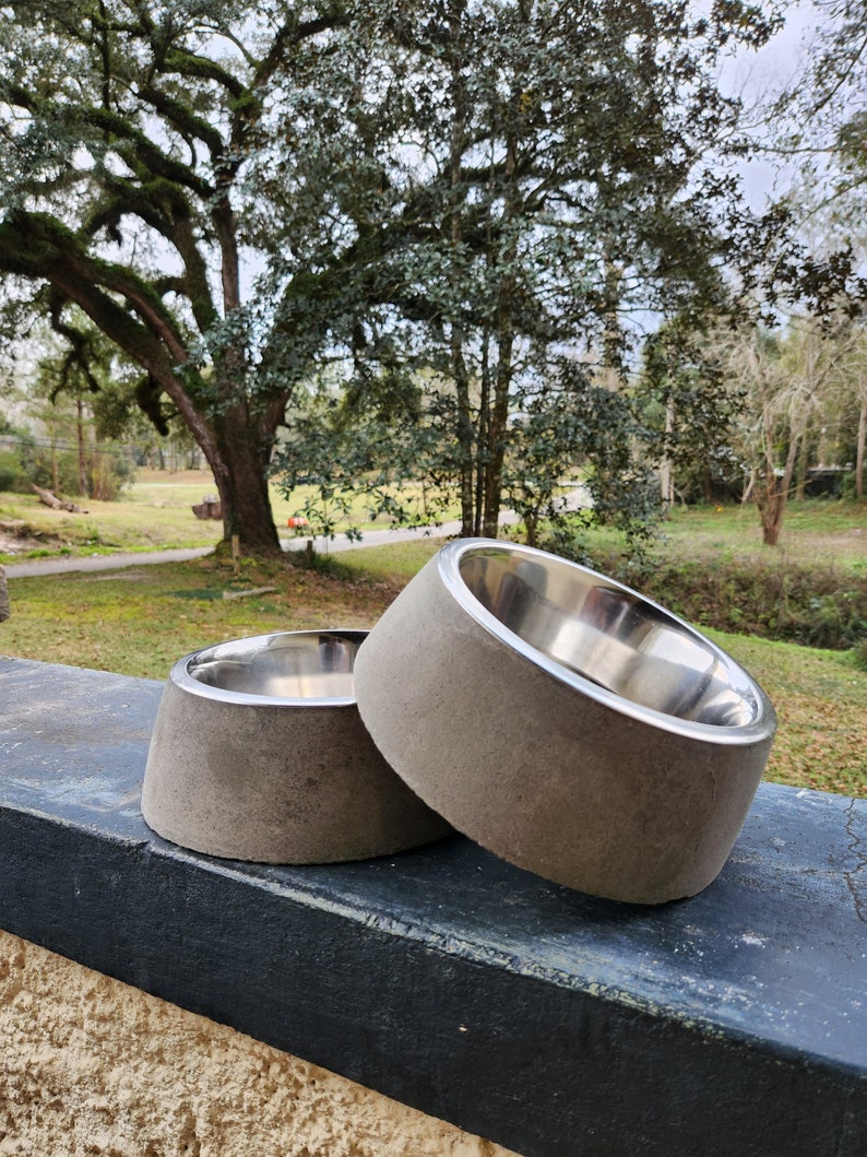 No-Flip Concrete Dog/Cat Pet Bowl image 5