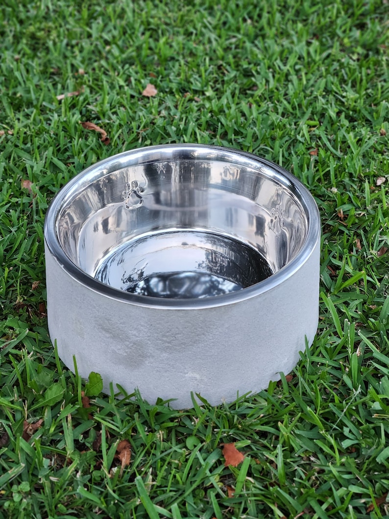 No-Flip Concrete Dog/Cat Pet Bowl image 6