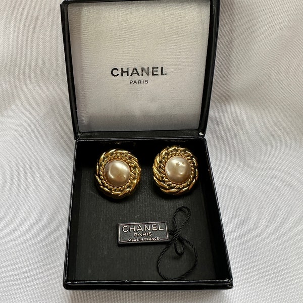 Chanel Earrings - Etsy
