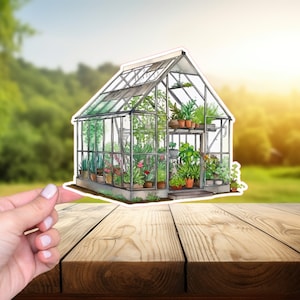 Set of 5 Greenhouse Stickers