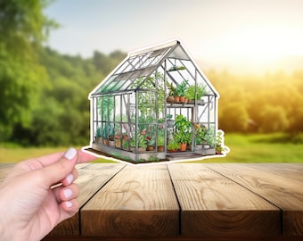 Set of 5 Greenhouse Stickers