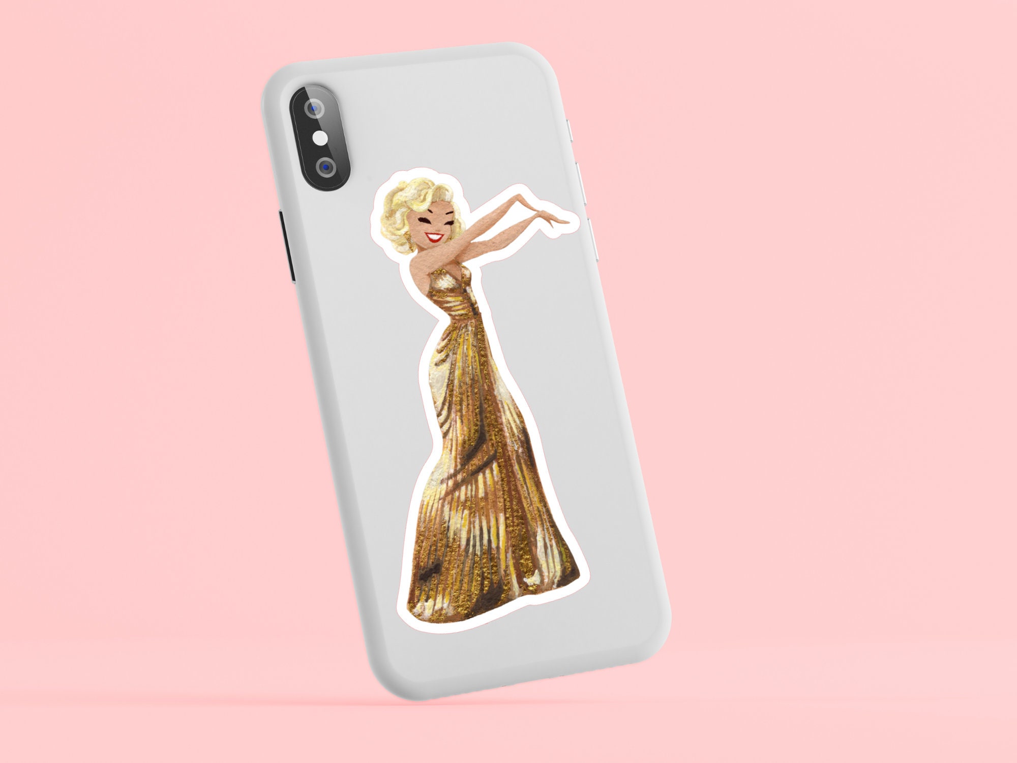 7 Glamour Girl Stickers - Etsy