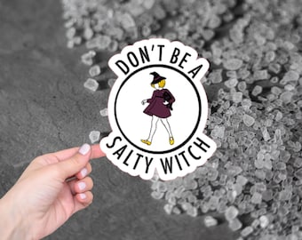 Salty Witch Vinyl Sticker
